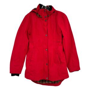 Pendleton Red Hooded Full Zip Jacket | XS Winter Essential